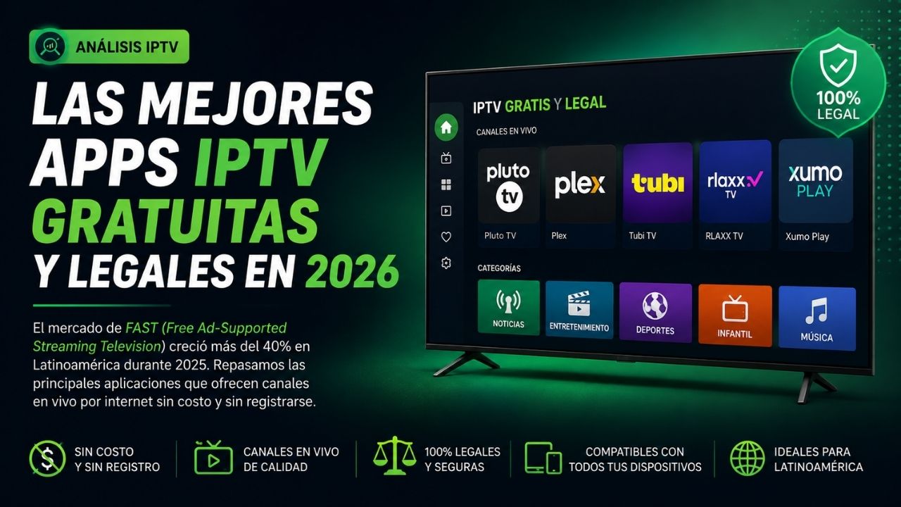 Las mejores apps IPTV gratuitas y legales en 2026
