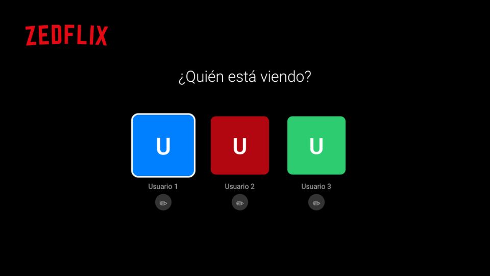 Selector de perfiles